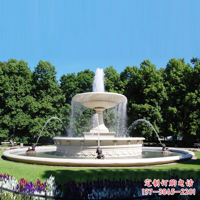 太原大型欧式石雕喷泉雕塑,提升园林气派