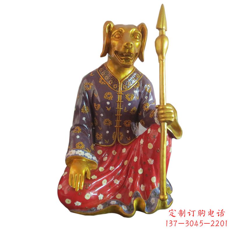 太原高端可爱的玻璃钢生肖雕塑