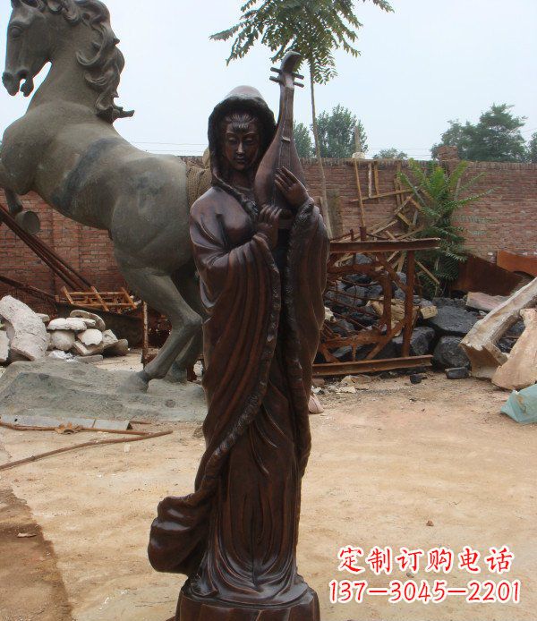 太原中领雕塑丝滑美女铜雕