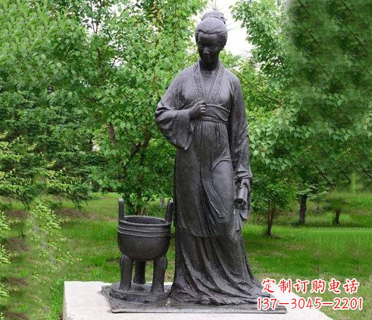 太原李清照铜雕-精致的传统艺术