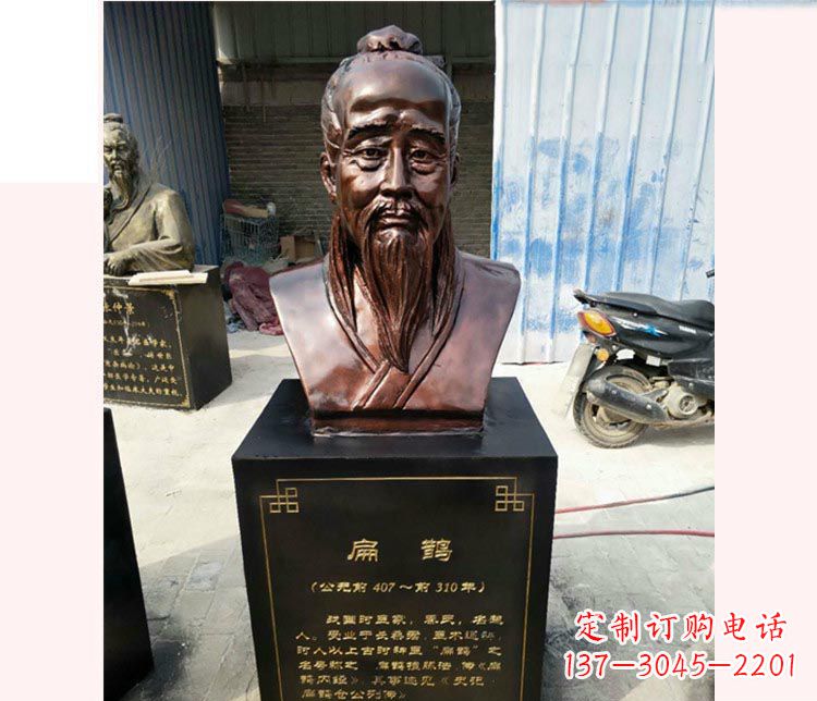 太原铸造古代名医扁鹊胸像,展现生命的传承之美