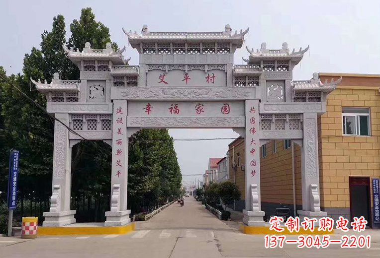 太原精美古代牌坊雕塑,尽显贵族品质