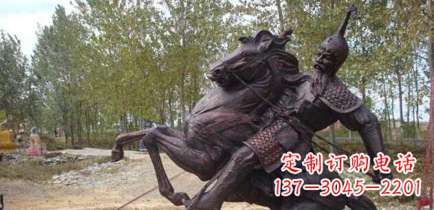 太原复古骑士马雕塑
