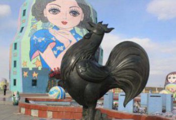 太原艺术精美的公鸡雕塑