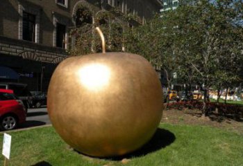 太原大型铜雕苹果雕塑