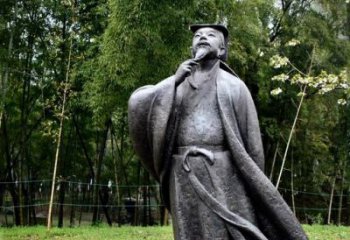 太原诞生于中国古代传奇的雕塑——王羲之铸铜雕塑