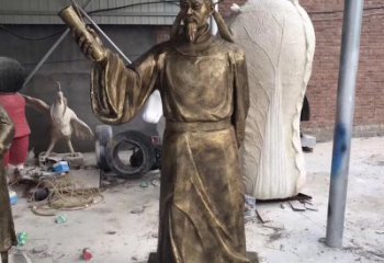 太原龙韵铜雕——歌颂古代大文豪李白