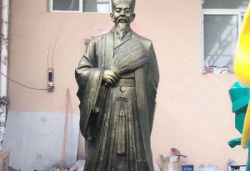 太原中领雕塑经典传承，诸葛亮铜雕！