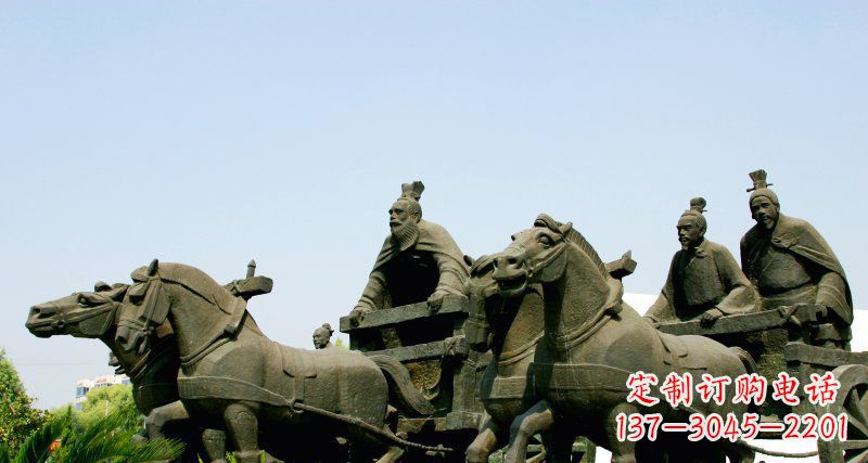 太原中领雕塑--尊贵马车雕塑
