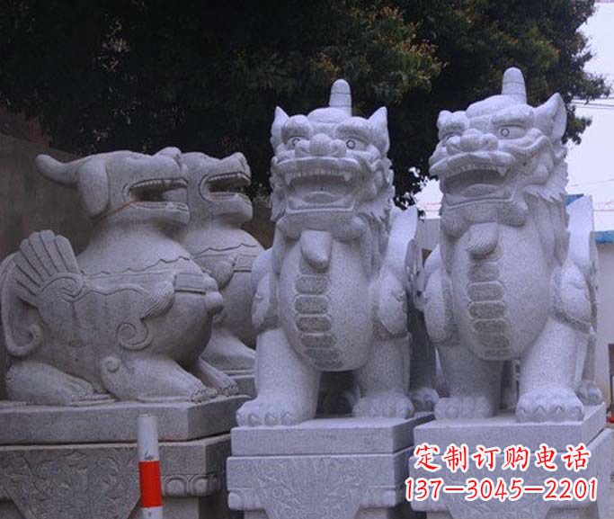 太原古典独角兽石雕