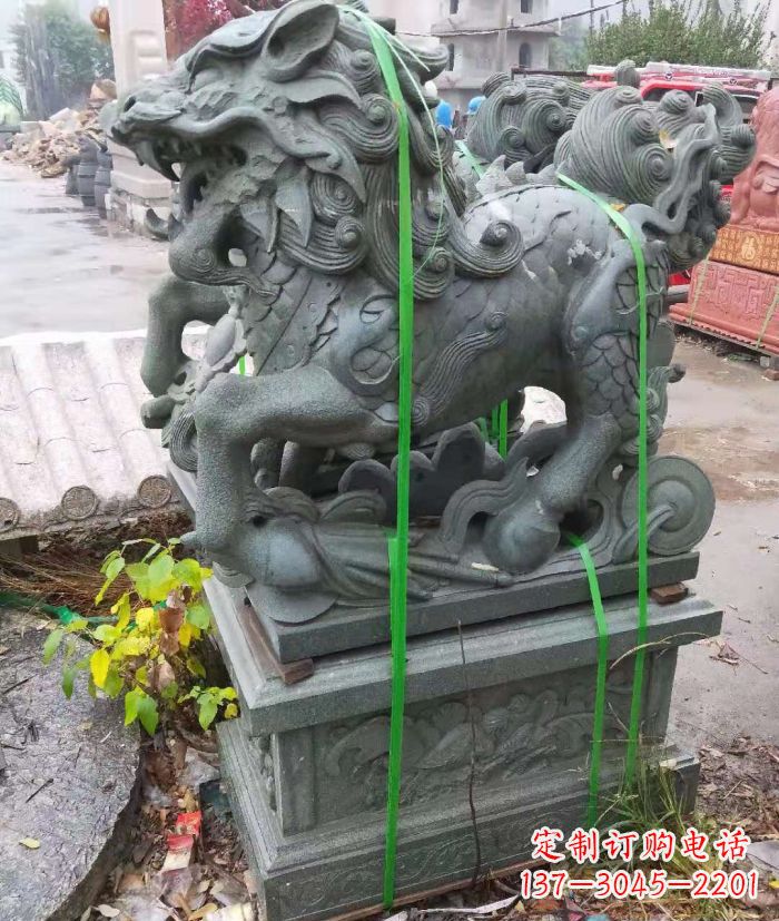 太原麒麟之美——灵动古典古朴的古代神兽石雕