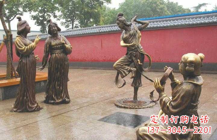 太原传承古典,超越传统,仕女铜雕塑精美绝伦!