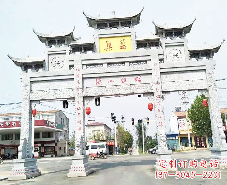 太原牌坊雕塑:传承古典文化,新的艺术精粹