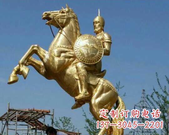 太原古罗马战士骑马铜雕——让你呈现最传统的骑士风采