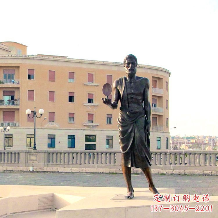 太原中领雕塑阿基米德经典雕塑,历久弥新!