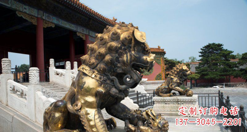 太原黄铜狮子雕塑——象征着永恒的力量