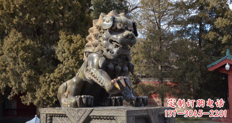 太原故宫狮子雕塑,展现古代文化之美