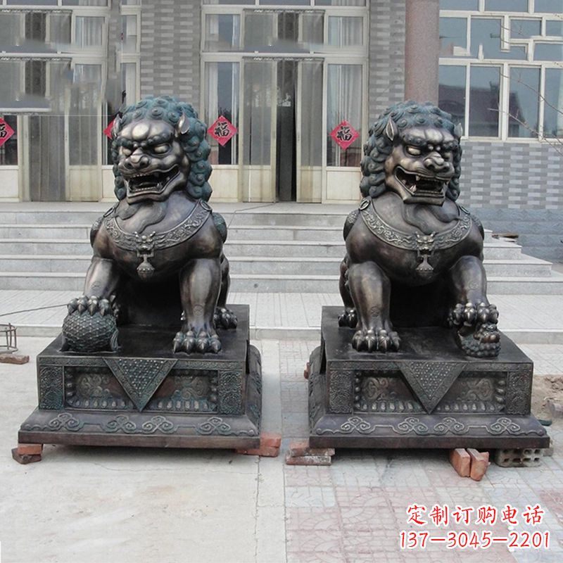 太原故宫狮子雕塑,精美绝伦,给您不一样的视觉享受
