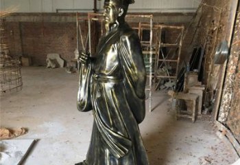 太原千古经典——代表古代艺术审美的王羲之雕塑