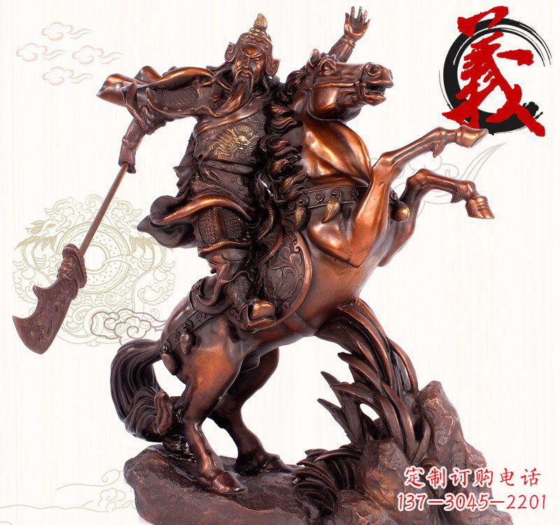 太原中领雕塑:脱胎于古代传奇的关公铜雕