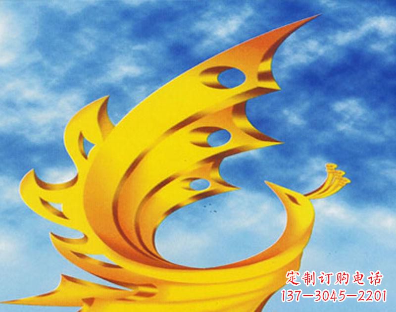 太原欣赏高贵凤凰雕塑