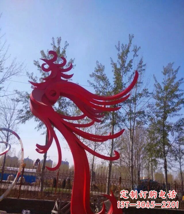 太原中领雕塑凤凰大型抽象雕塑