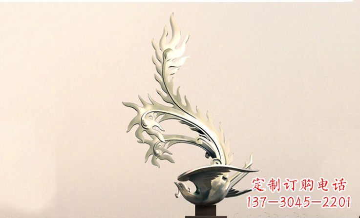 太原精致的不锈钢凤凰雕塑