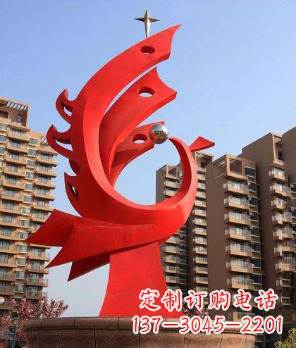 太原凤凰明珠,以雕塑彰显传承千百年的灿烂文明