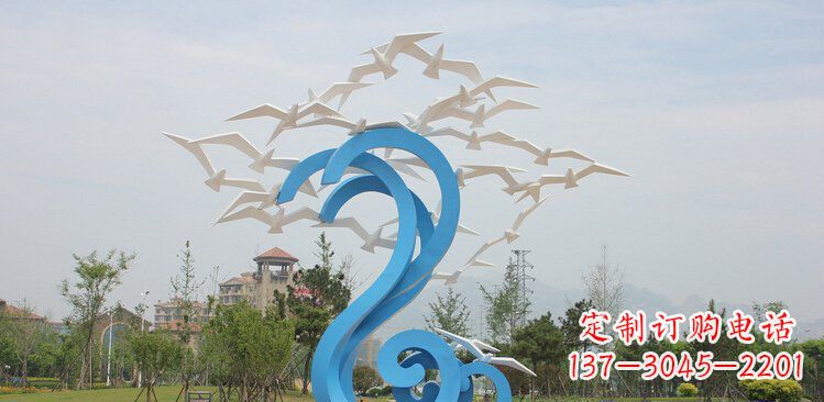 太原精美的不锈钢鸽子雕塑