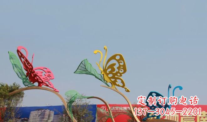 太原中领雕塑|不锈钢定制蝴蝶雕塑