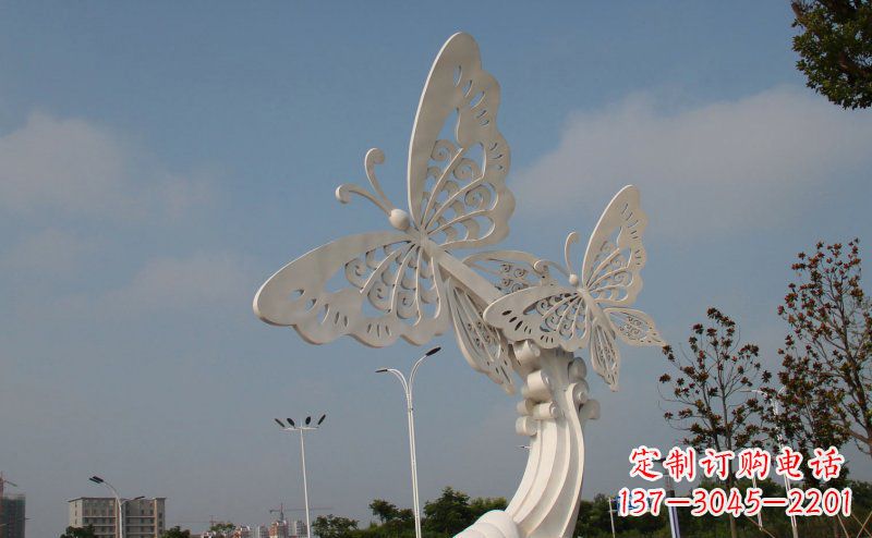 太原完美的蝴蝶不锈钢雕塑
