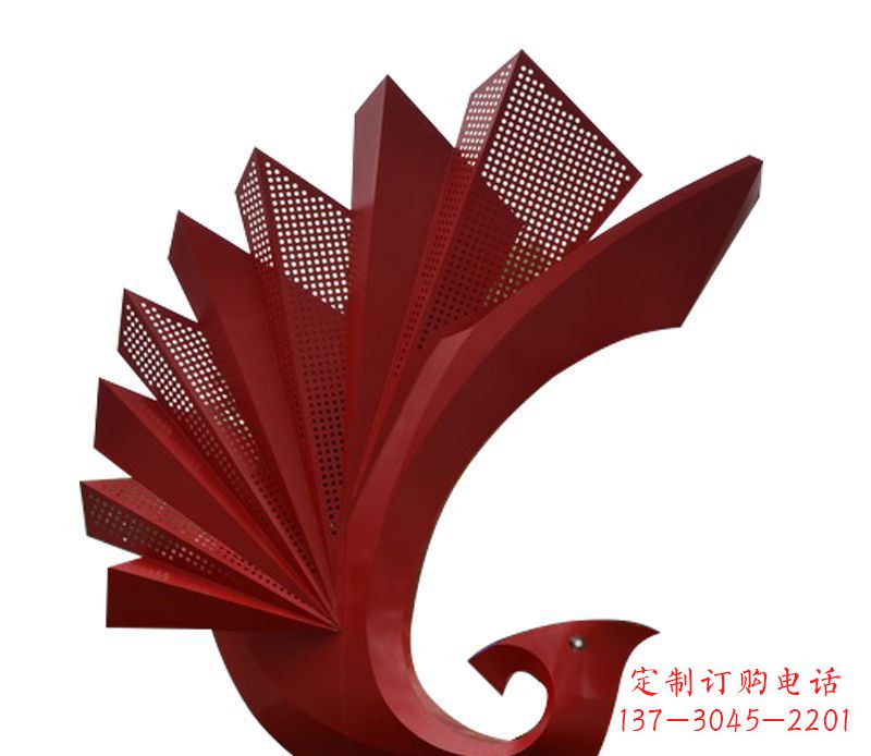 太原装点空间的定制孔雀雕塑
