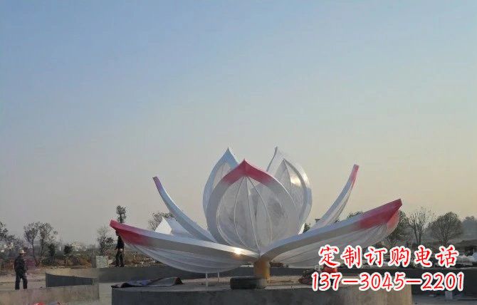 太原华丽的不锈钢莲花雕塑