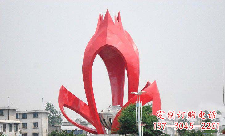 太原中领雕塑:莲蓬雕塑,营造神秘艺术气息