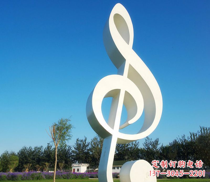 太原广场不锈钢音符雕塑