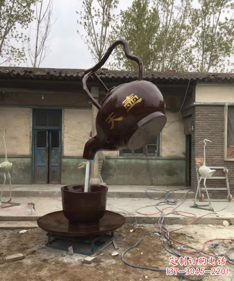 太原茶壶精美铜雕,为您打造经典景观雕塑