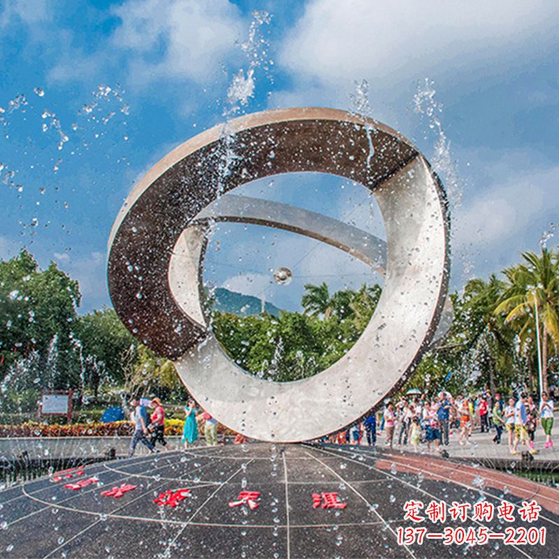 太原趣味非凡,体现尊贵,不锈钢喷泉雕塑