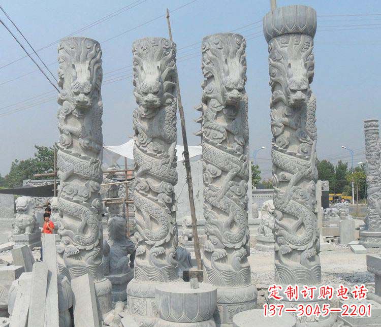 太原中领雕塑龙柱雕塑,历久弥新