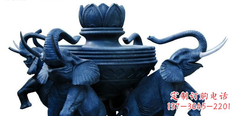 太原中领雕塑:艺术大象铜雕
