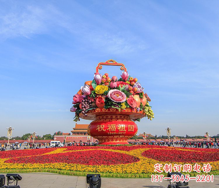 太原大型不锈钢花篮雕塑,艺术缔造美好景观