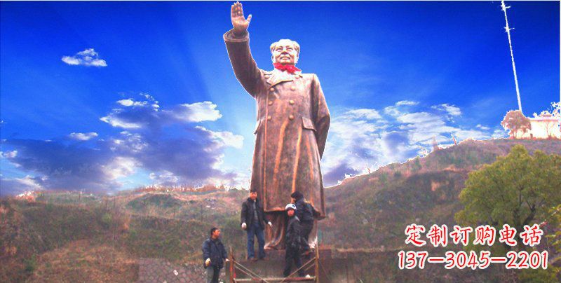 太原大型毛主席伟人铜雕