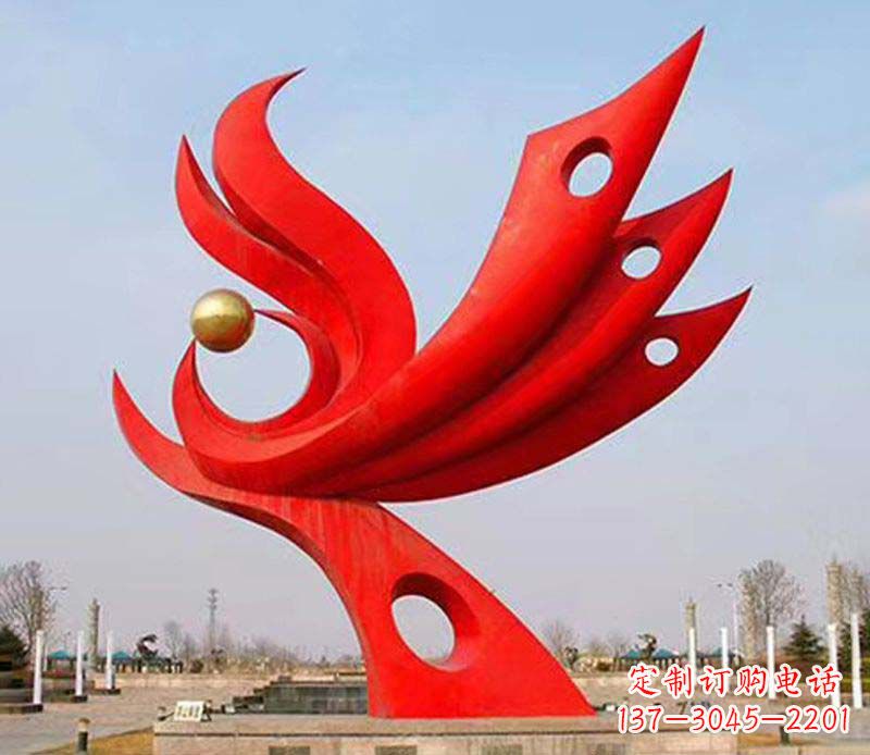 太原中领雕塑——高质量的凤凰不锈钢雕塑