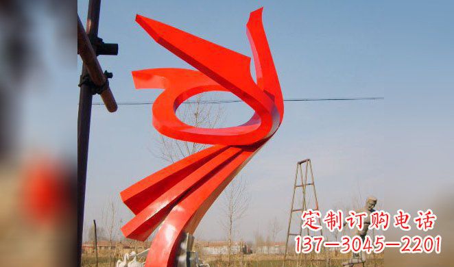 太原高贵凤凰不锈钢雕塑