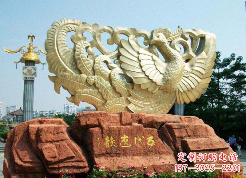 太原中领雕塑凤凰雕塑,精美绝伦