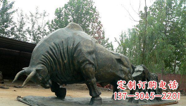 太原铜雕牛雕塑-领雕塑定制