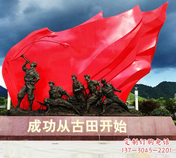 太原专业打造精美战士铜雕