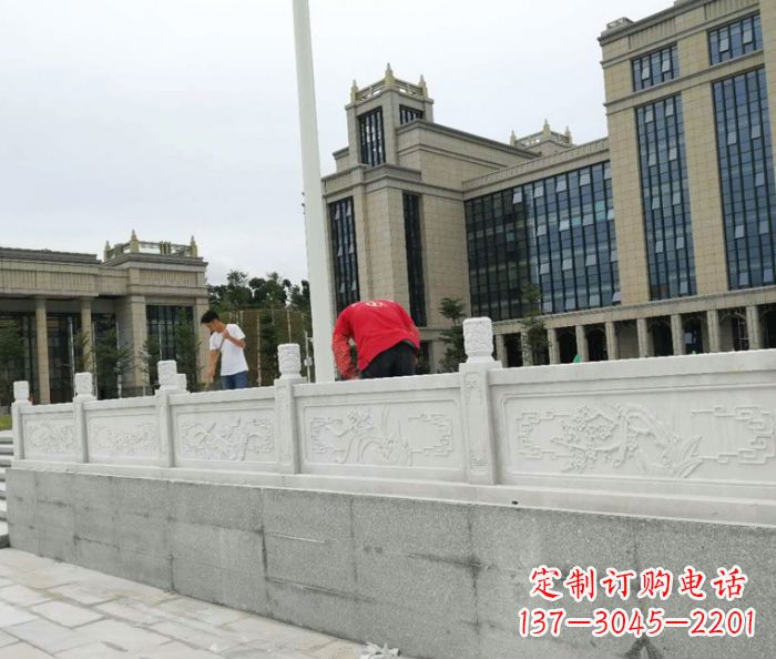 太原精美大理石栏板雕塑