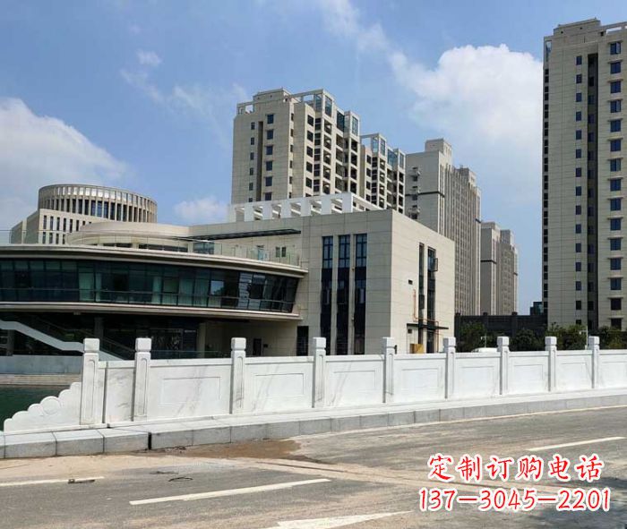 太原享受精美的广场景观大理石栏板雕塑