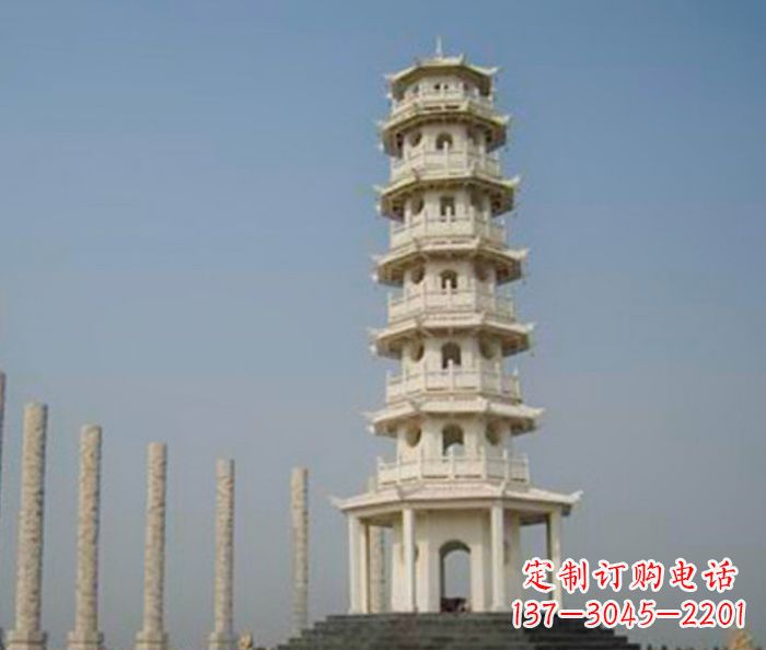 太原多层宝塔石雕:极致精美的雕塑艺术