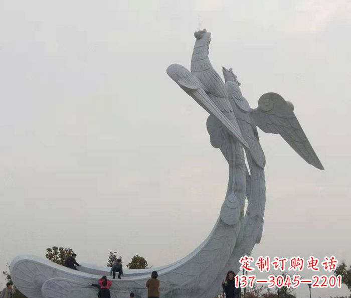 太原广场景观凤凰石雕